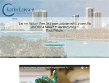 Tablet Screenshot of drkarinlawson.com